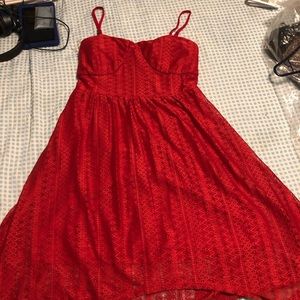 Red dress